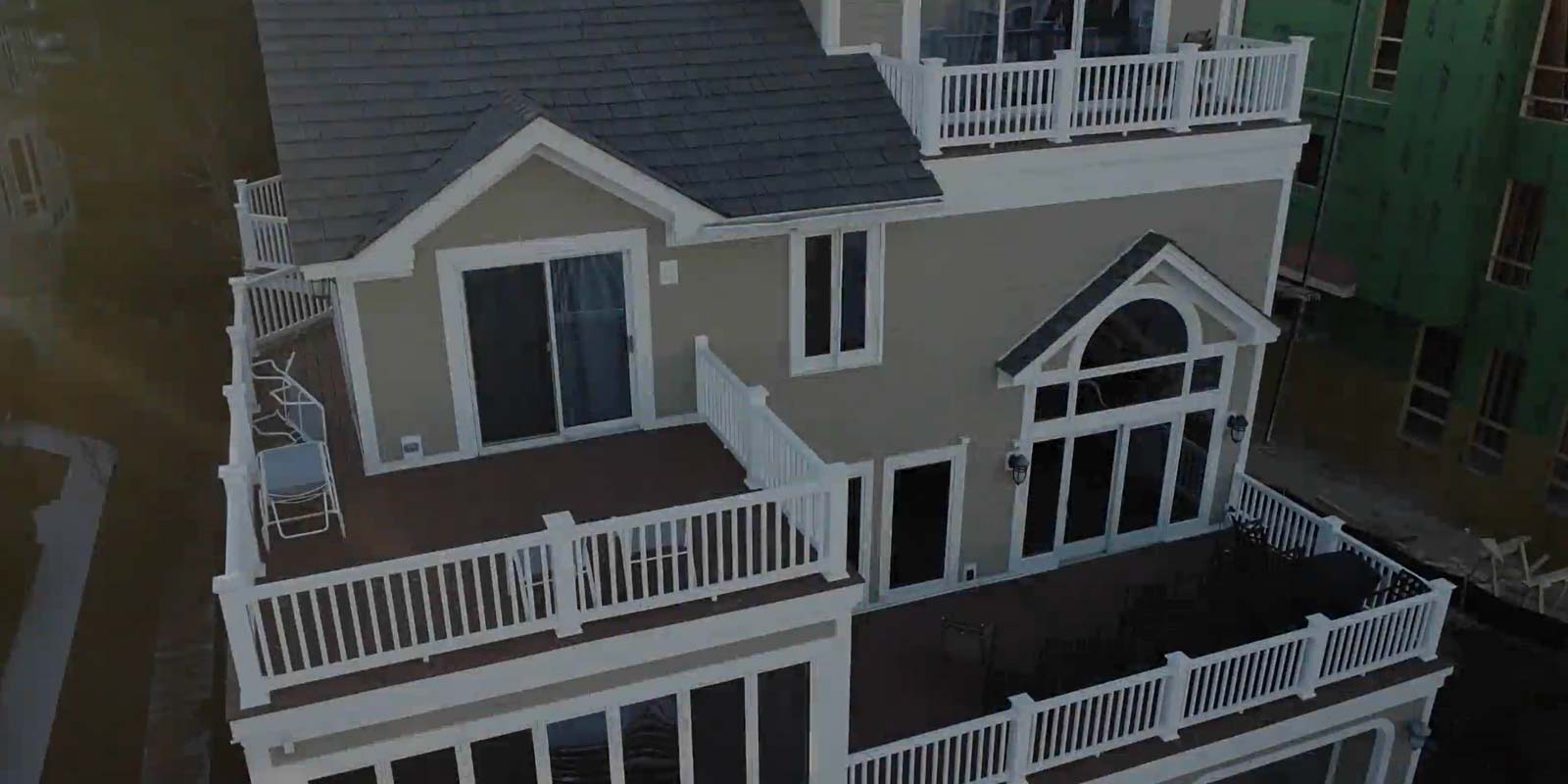 Arial View of House