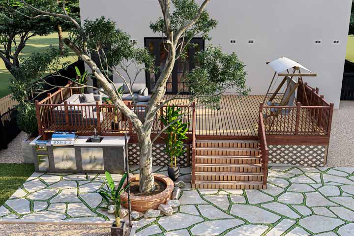 House Wooden Deck