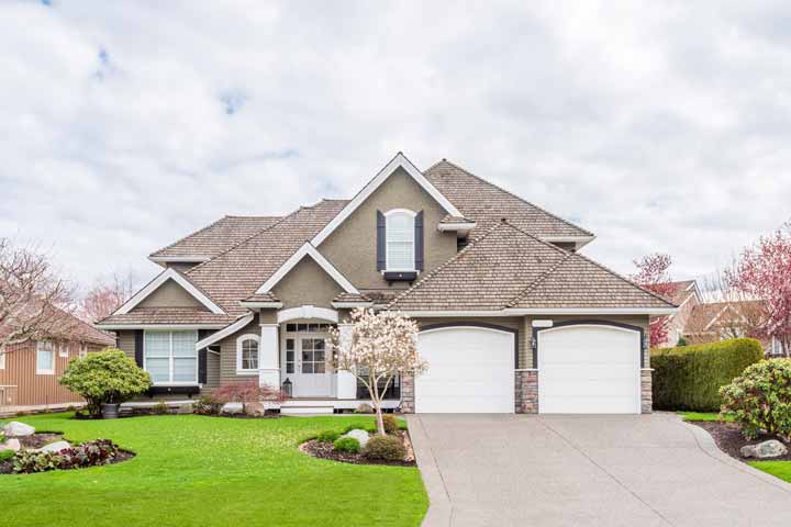 House with large roof