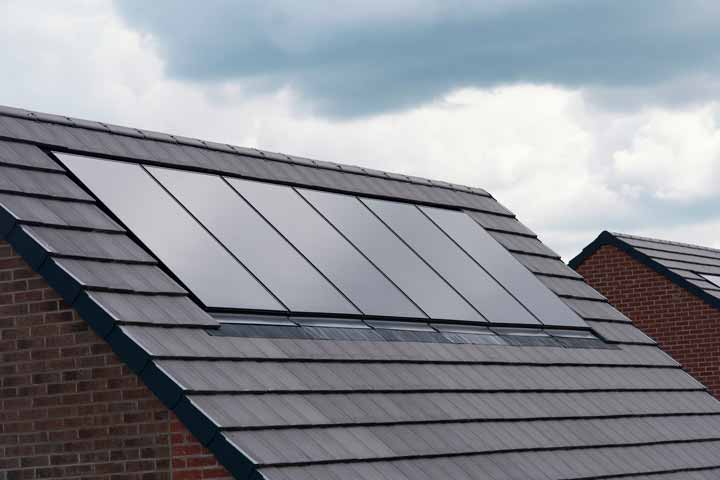 House With Solar Panels